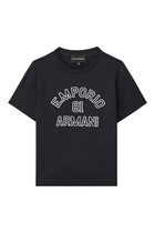 College Logo Embroidery T-Shirt